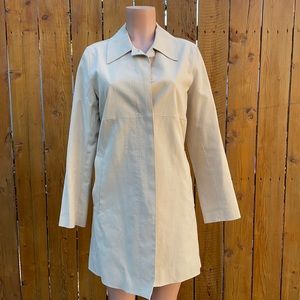 Coat tan trench jacket